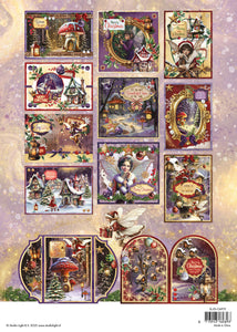 Fairy Christmas A4 Card making pad Studio light SL-ES-CMP19