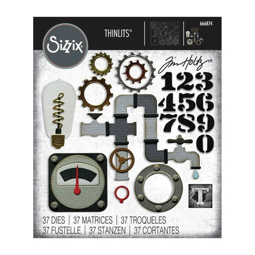Vault Industrial Sizzix Tim Holtz 666874