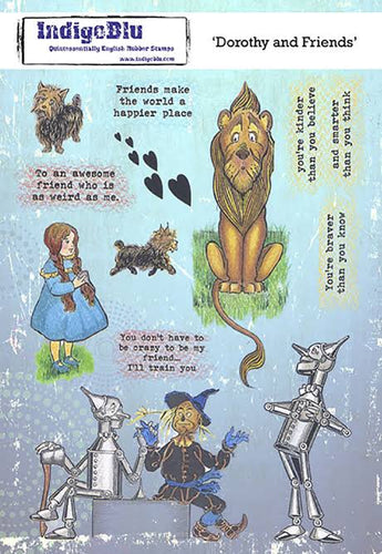 Dorothy and Friends A5 Stamps IndigoBlu IND1141
