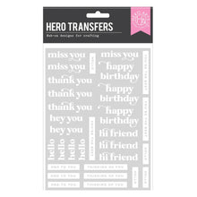 Load image into Gallery viewer, Must Have Messages Hero Transfers RT148