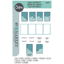 Load image into Gallery viewer, Painted Palettes Stamp &amp; Dies Sizzix 49 &amp; Market 666811