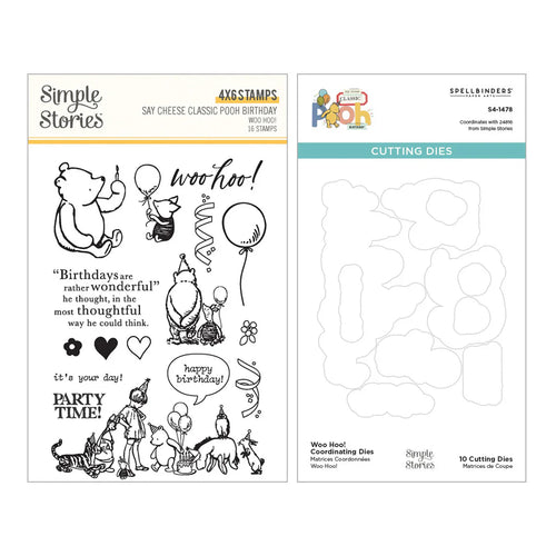 Woo Hoo! Stamp & Die Bundle Winnie the Pooh BD-0989