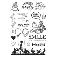 Load image into Gallery viewer, Make A Wish! Stamp &amp; Die Bundle Winnie the Pooh Spellbinders BD-0990