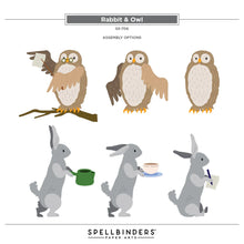 Load image into Gallery viewer, Rabbit &amp; Owl Cutting Dies Spellbinders S5-706