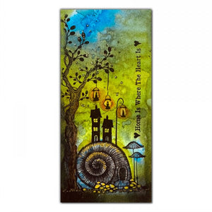 Snail House Stamp Lavinia LAV851