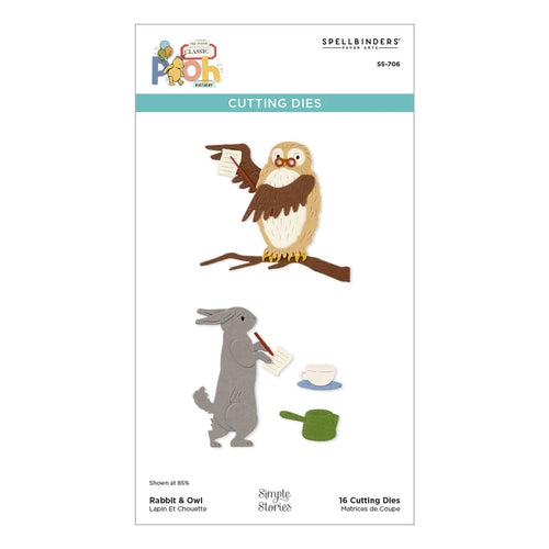 Rabbit & Owl Cutting Dies Spellbinders S5-706