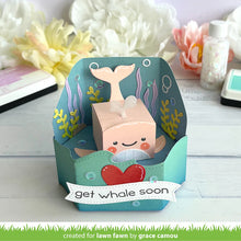 Load image into Gallery viewer, Tiny Gift Box Whale and Dolphin Add On Dies Lawn Fawn LF4137
