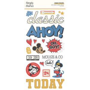 Say Cheese Classic Mouse Foam Stickers Simple Stories SS23423