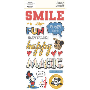 Say Cheese Classic Mouse Foam Stickers Simple Stories SS23423