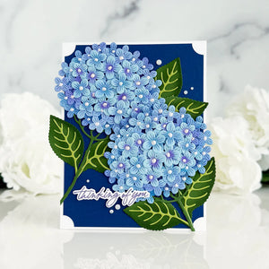 Layered Hydrangea Die Set Hero Arts DF251