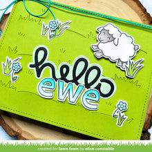 Load image into Gallery viewer, Scripty Hello Outline Add On Die Lawn Fawn LF4141
