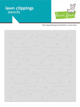 Load image into Gallery viewer, Bee Happy Background Stencils Lawn Fawn LF4145
