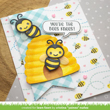 Load image into Gallery viewer, Bee Happy Background Stencils Lawn Fawn LF4145