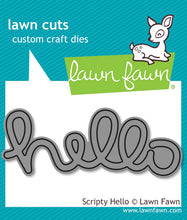 Load image into Gallery viewer, Scripty Hello Die Lawn Fawn LF610