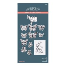Load image into Gallery viewer, Butterfly Swirl Press Plate Spellbinders BP-031