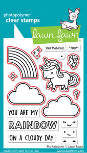 My Rainbow Dies Lawn Fawn LF3363