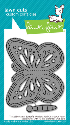 Tada! Diorama Butterfly Window Add-On Die Lawn Fawn LF3370