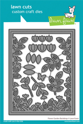 Flower Garden Backdrop Lawn Fawn LF3386