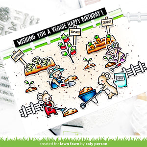 Veggie Happy Stamp Set Lawn Fawn LF3340