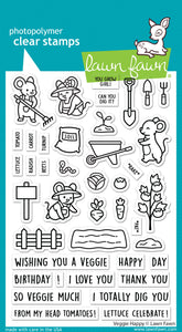 Veggie Happy Stamp Set Lawn Fawn LF3340