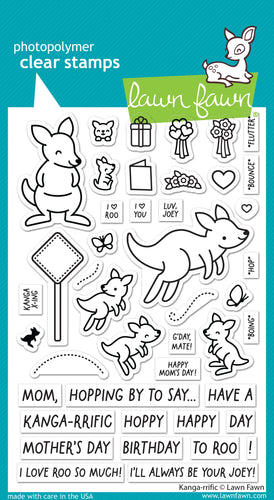 Kanga-rrific Stamp Lawn Fawn LF3344