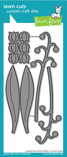 Lovely Lily of the Valley Die Lawn Fawn LF3377
