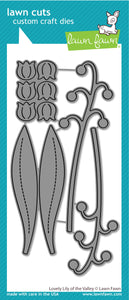 Lovely Lily of the Valley Die Lawn Fawn LF3377