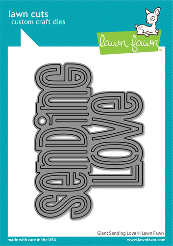 Giant Sending Love Die Lawn Fawn LF3385