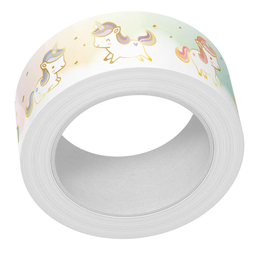 Unicorn Party Foiled Washi Tape Lawn Fawn LF3336