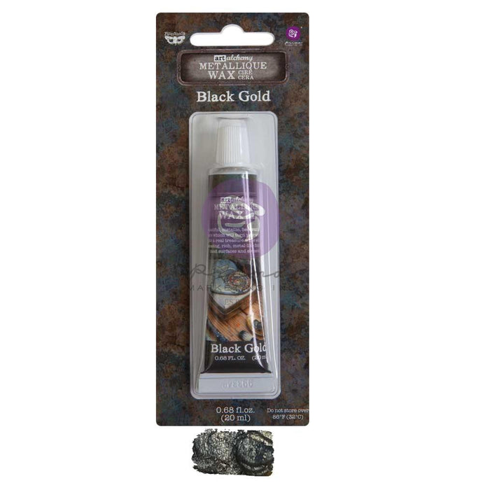 Black Gold Metallique Wax Cire Cera Finnabair 969868