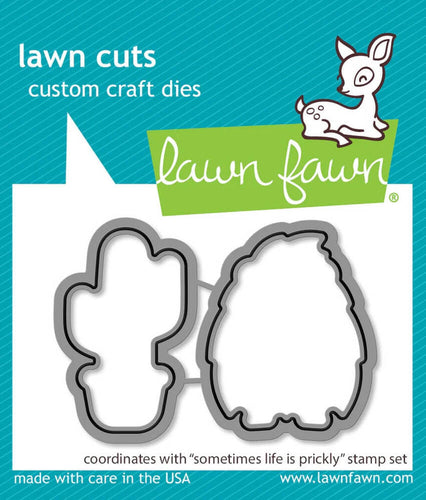 Sometimes Life is Prickly Die Set Lawn Fawn LF3356