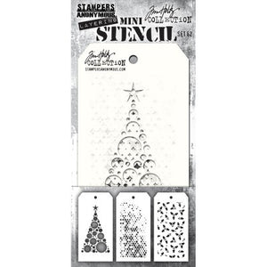 Set 62 Mini Stencil Collection Tim Holtz THMST062