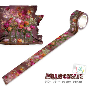 Peony Pinks Layer it Up Washi Tape MT-127 AALL & Create