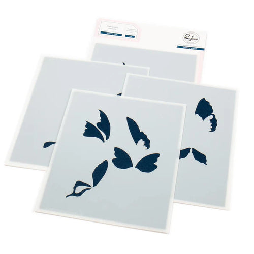 Butterfly Bliss Layering Stencils 273625 PinkFresh