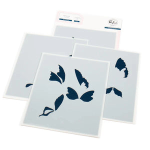 Butterfly Bliss Layering Stencils 273625 PinkFresh