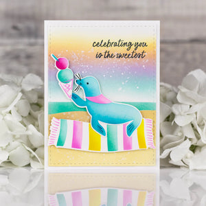 Seaside Cones Layering Stencils 279925 PinkFresh