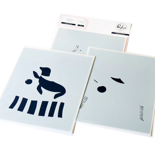 Seaside Cones Layering Stencils 279925 PinkFresh