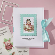 Load image into Gallery viewer, Postage Stamps 3D Embossed &amp; Cut Folder Spellbinders E3D-132