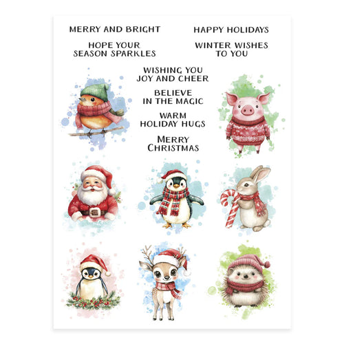 Holiday Magic Rub Ons Spellbinders SCSR-003