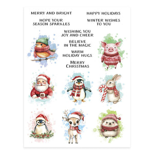Holiday Magic Rub Ons Spellbinders SCSR-003