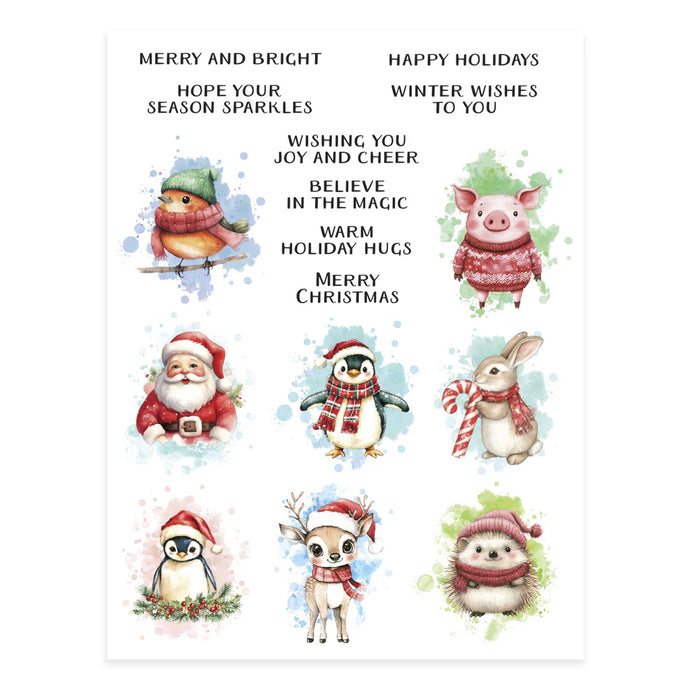 Holiday Magic Rub Ons Spellbinders SCSR-003