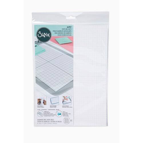 Sizzix Sticky Grid Sheets 8.25 x 11.75 664927