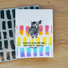 Load image into Gallery viewer, Brush Strokes Peel Apart Rubber Baclground Stamp Simon Hurley HUR87922