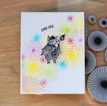 Load image into Gallery viewer, Bursts Cling Mount Rubber Stamps HUR87946 Simon Hurley