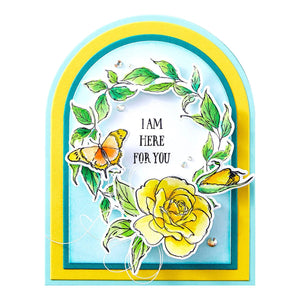 Everyday Wreaths 6x9” Clear Stamp Set HUR87984 Simon Hurley