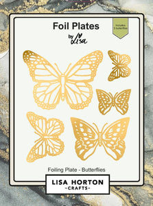 Butterflies Foiling Plate Lisa Horton LHCCD188