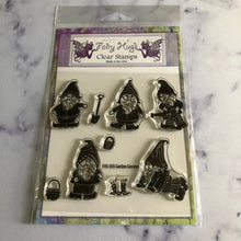 Load image into Gallery viewer, Garden Gnomes Clear Stamps Fairy Hugs FHS-593