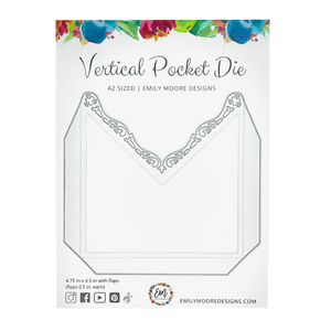 Vertical A2 Pocket Die by Emily Moore Designs
