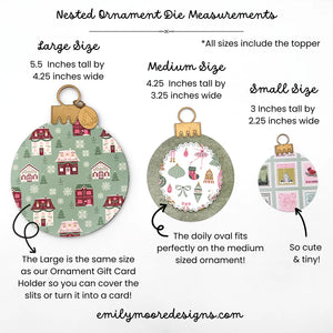 Ornament Nested Die Set Emily Moore Designs