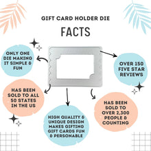 Load image into Gallery viewer, Gift Card Holder Die Emily Moore Designs